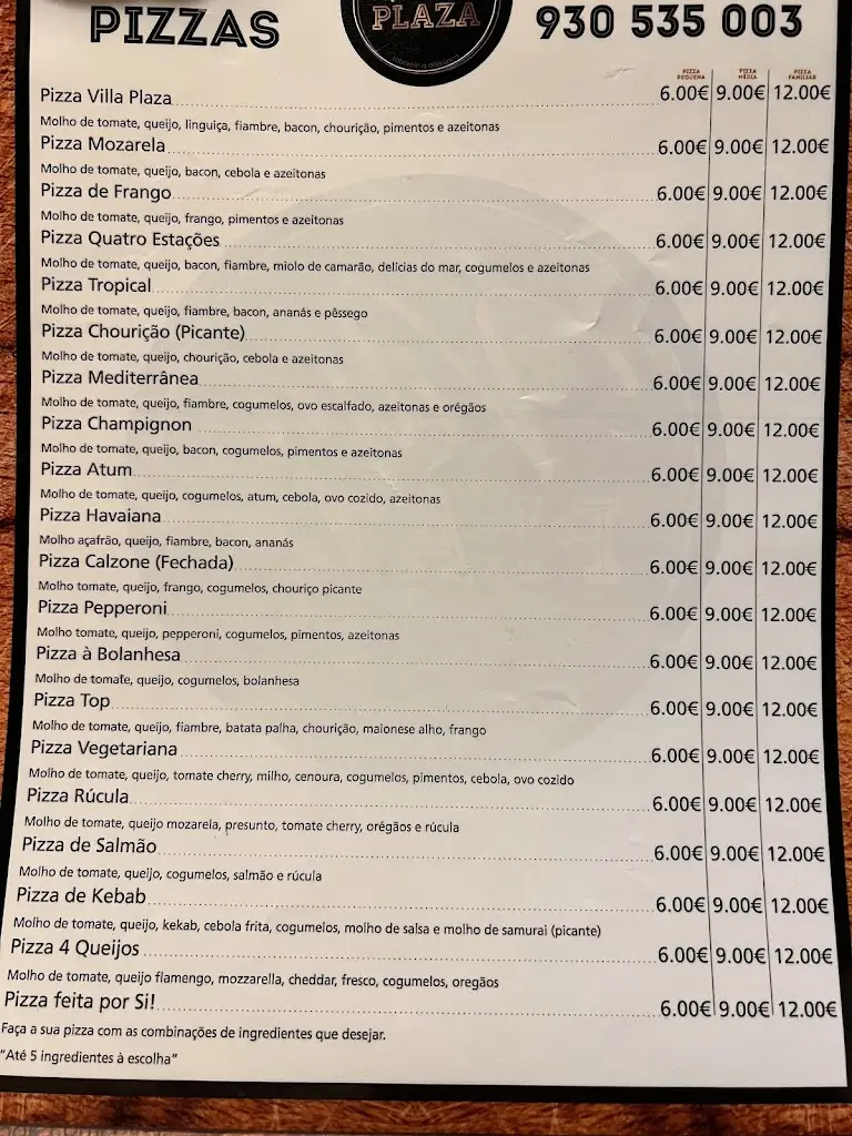 Menu_Villa Plaza_Cabeceiras de Basto_immagine_2