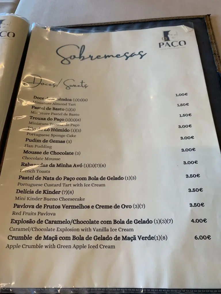 Menu_O Paço_Cabeceiras de Basto_imagen_3