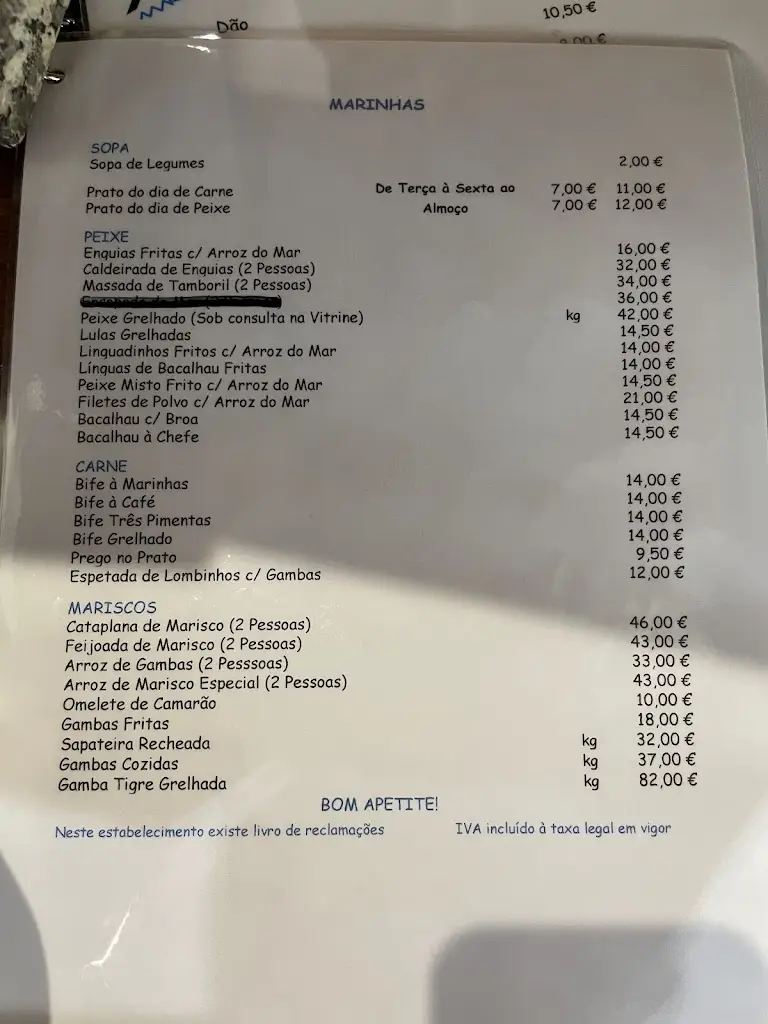 Menu_Restaurante Marinhas_Marinhas_immagine_1