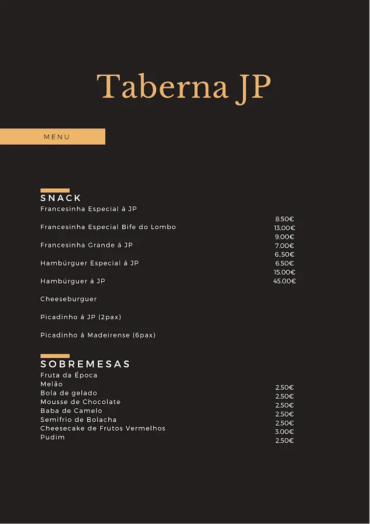 Menu_Taberna JP - Caldas de Vizela_Caldas de Vizela_immagine_3