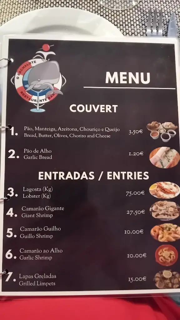 Menu_O Cachalote by Frank_Angra do Heroísmo_immagine_3