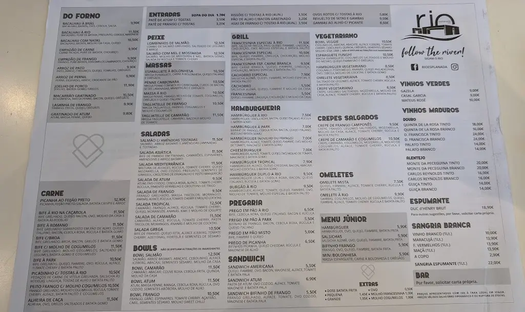 Menu_Rio Esplanada_Caldas de Vizela_immagine_3