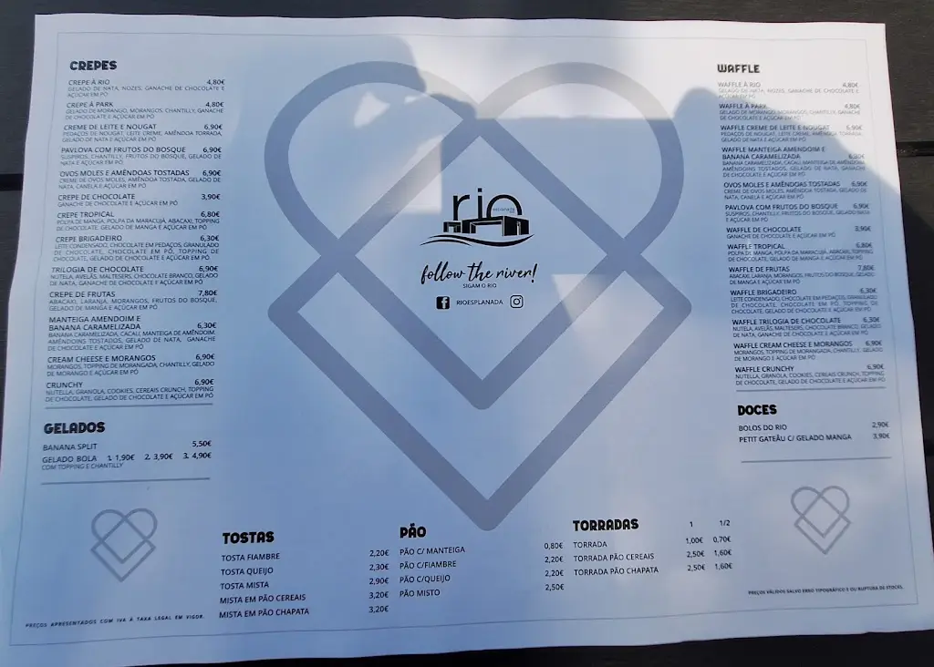 Menu_Rio Esplanada_Caldas de Vizela_immagine_4