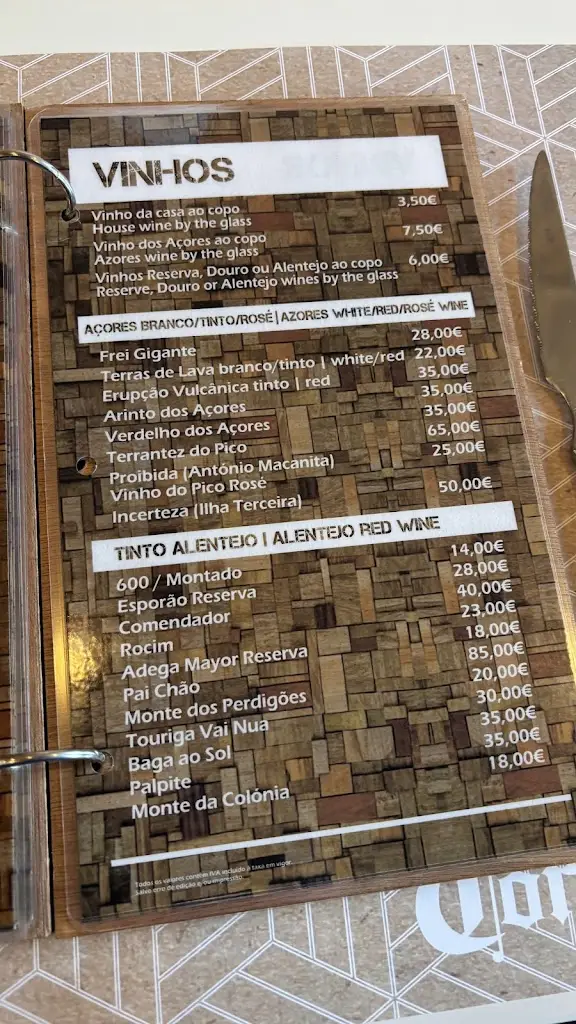 Menu_Birou Bar_Angra do Heroísmo_immagine_2