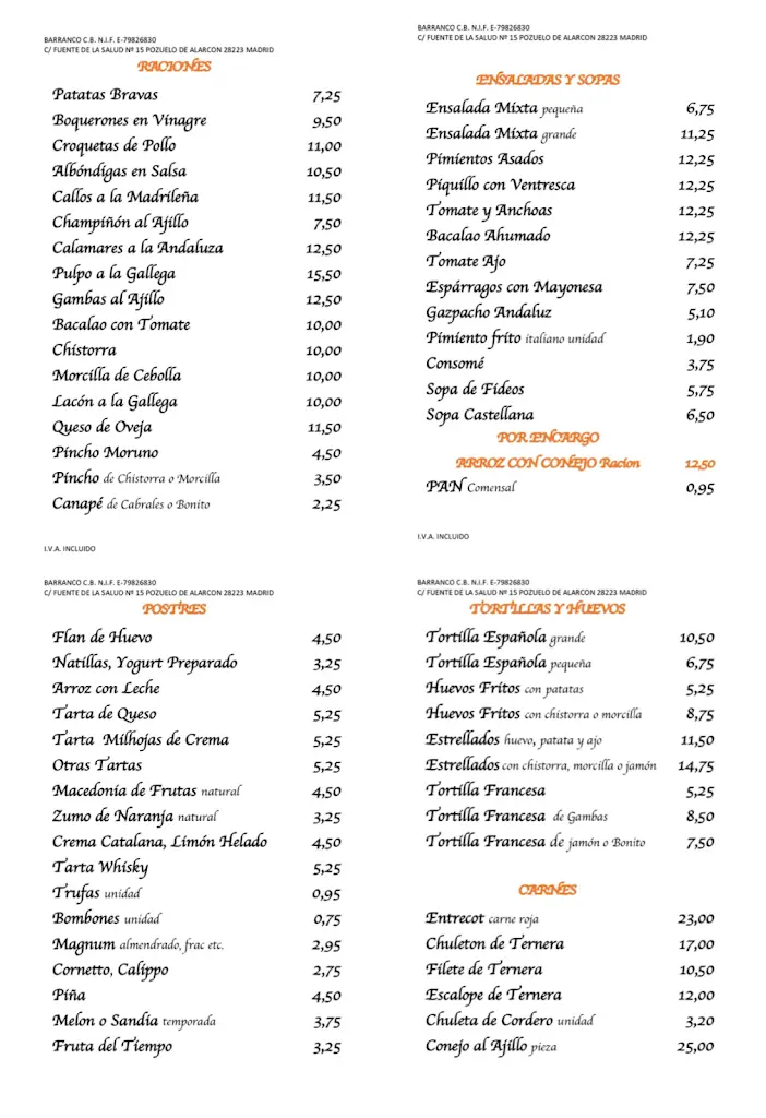 Menü_Adega Regional Poeira_Gandra_Bild_3