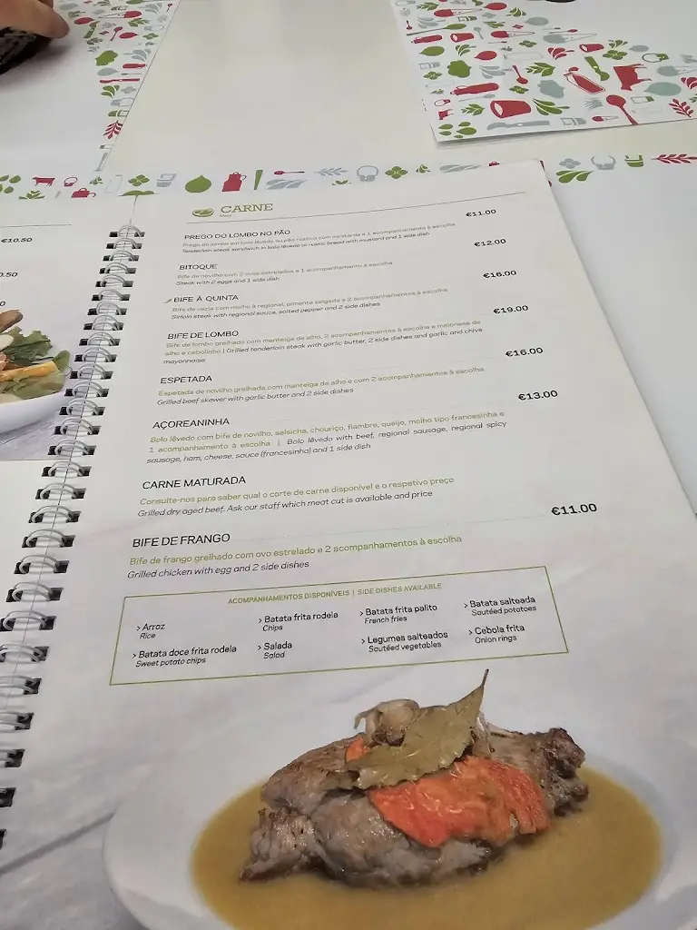 Menu_Quinta dos Açores_Angra do Heroísmo_image_1