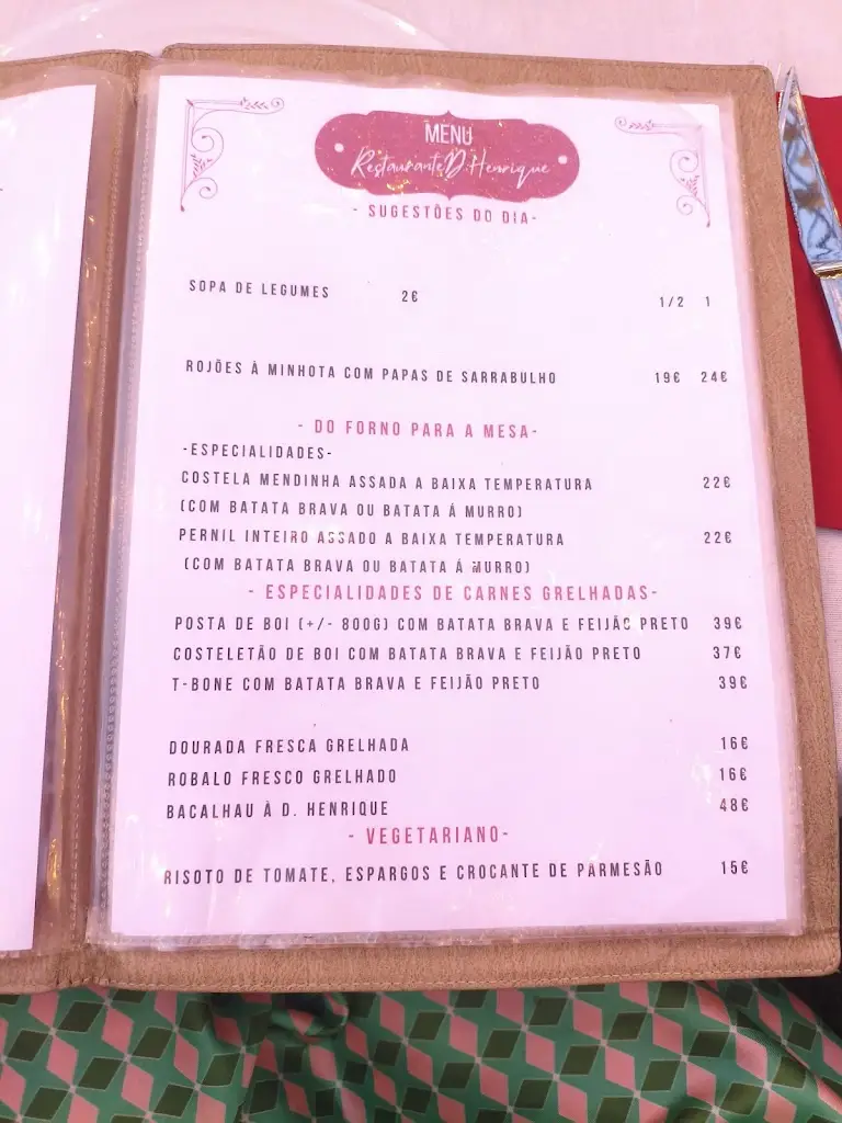 Menu_Dom Henrique_Joane_imagen_1