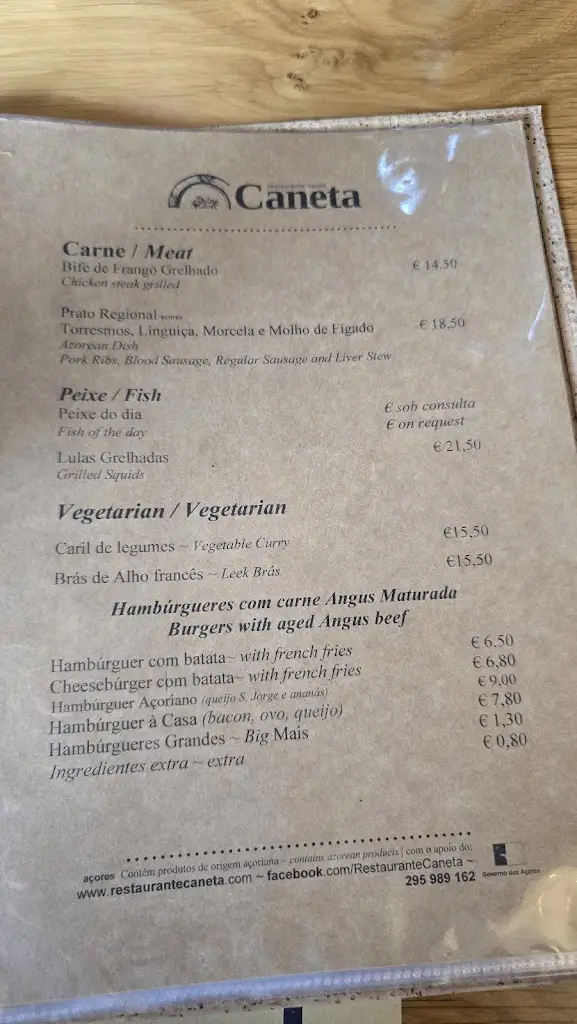 Menu_Caneta_Angra do Heroísmo_immagine_4