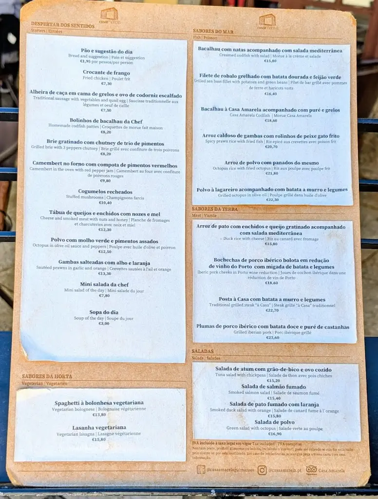 Menu_CASA AMARELA_Guimarães_immagine_1