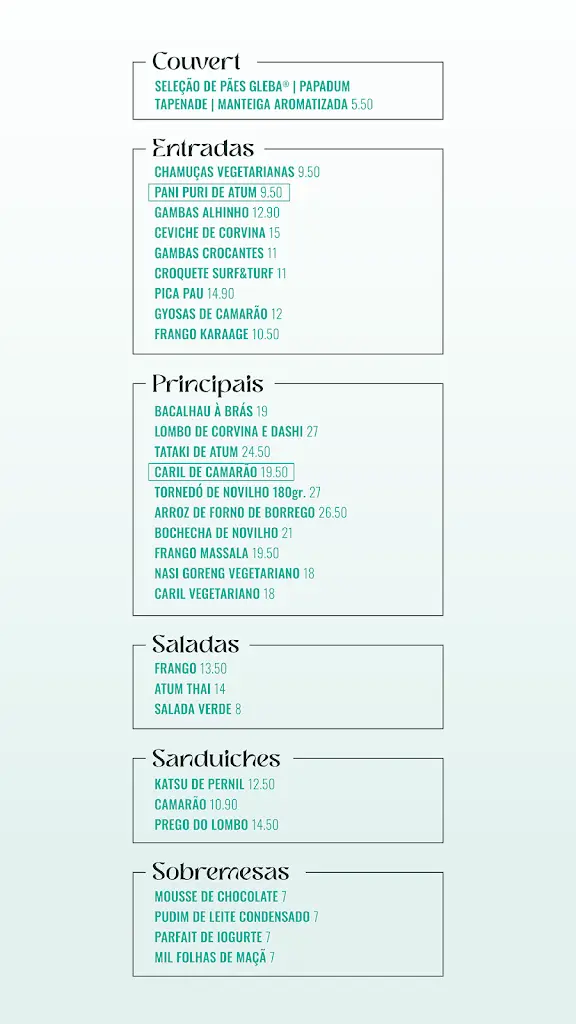 Menu_Lost In_Real_immagine_1