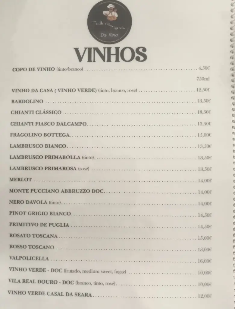 Menu_Pizzaria Trattoria da Rino_Póvoa de Lanhoso_immagine_2