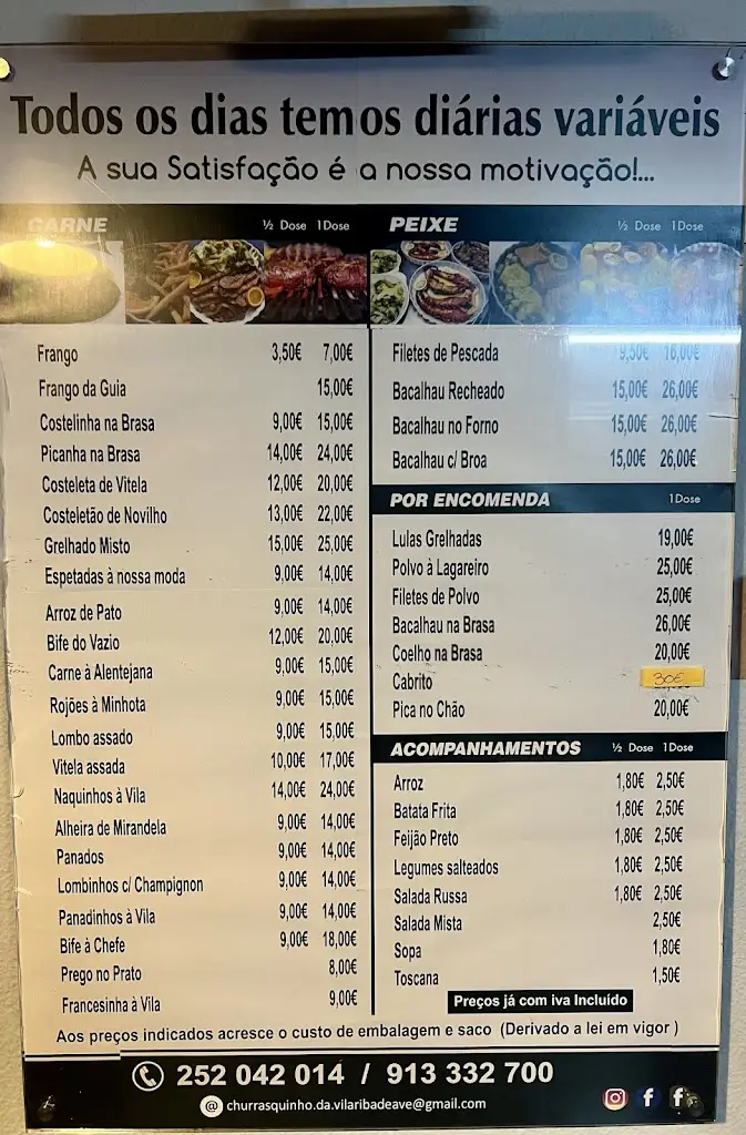 Menu_Churrasquinho da Vila_Riba de Ave_immagine_1
