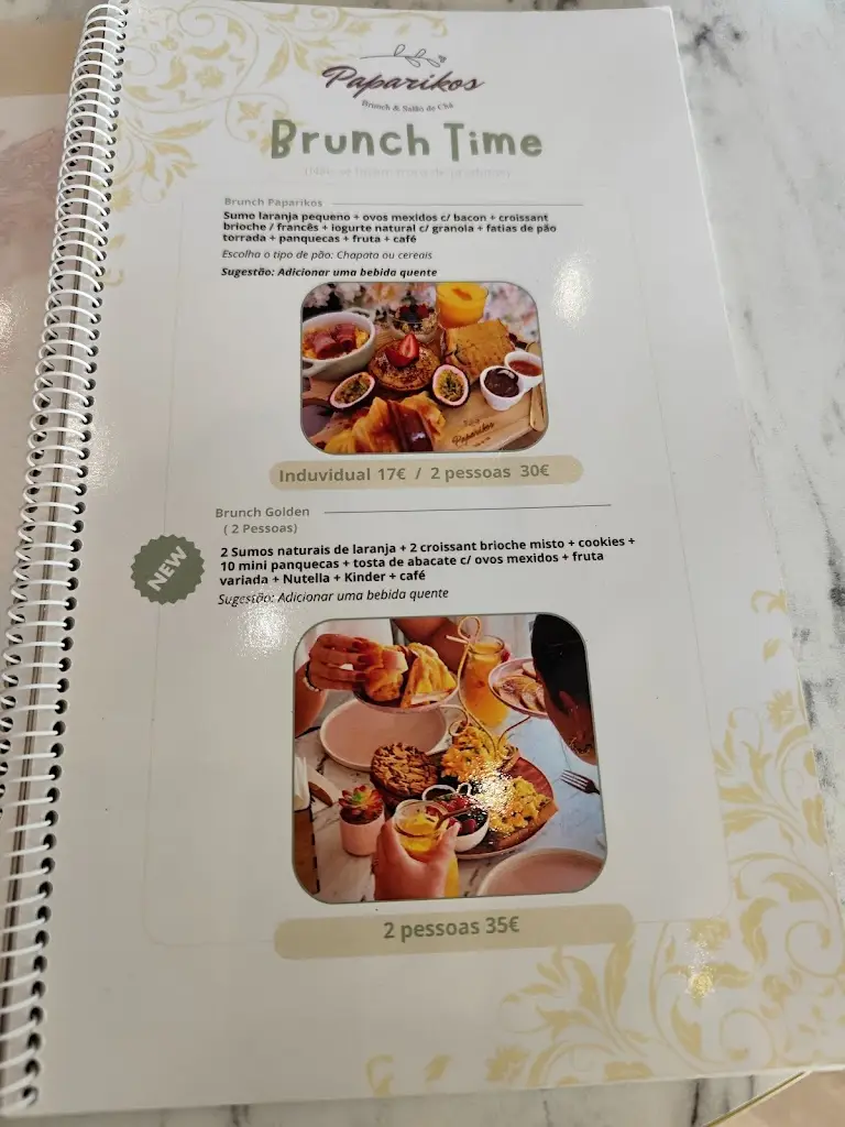 Menu_Paparikos Brunch & Salão de Chá_Ronfe_imagen_4