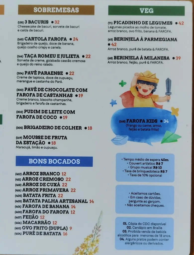 Menu_Várzea_Várzea_immagine_1