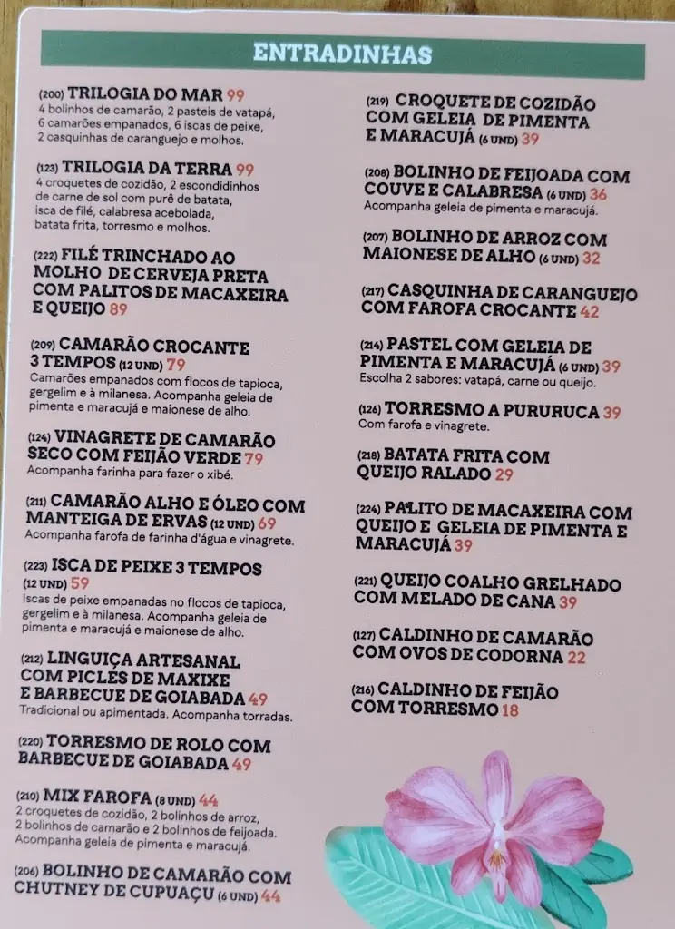 Menu_Várzea_Várzea_immagine_2