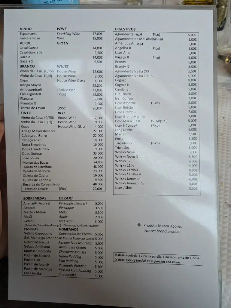 Menu_Canto da Doca_Horta_immagine_3