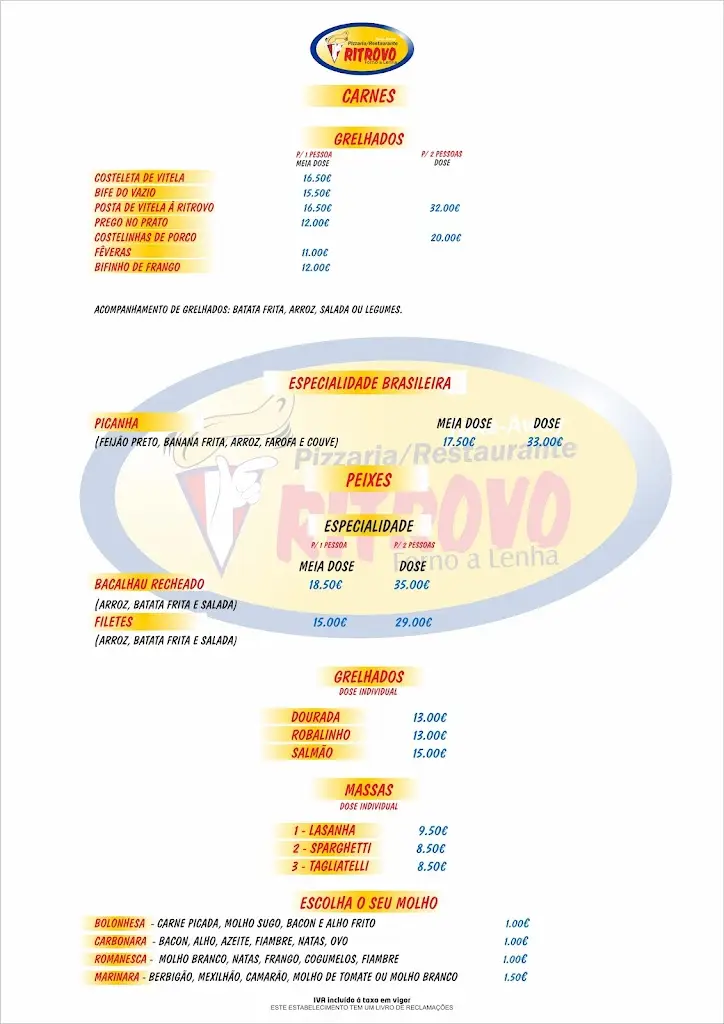 Menu_Restaurante Pizzaria Ritrovo_Vieira do Minho_immagine_1