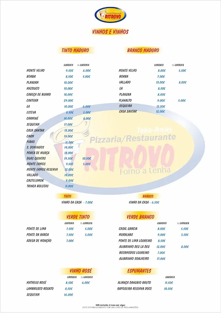Menu_Restaurante Pizzaria Ritrovo_Vieira do Minho_immagine_2