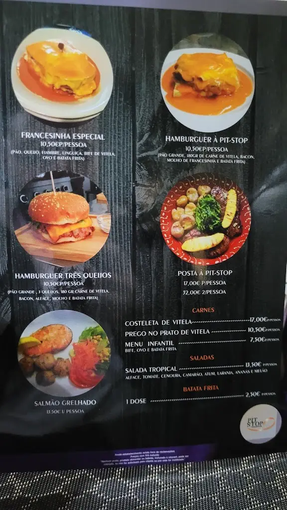 Menü_Pit Stop_Vieira do Minho_Bild_2