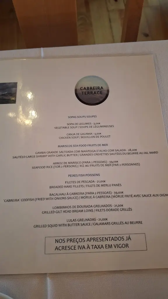 Menu_Restaurante Cabreira Terrace_Vieira do Minho_image_3