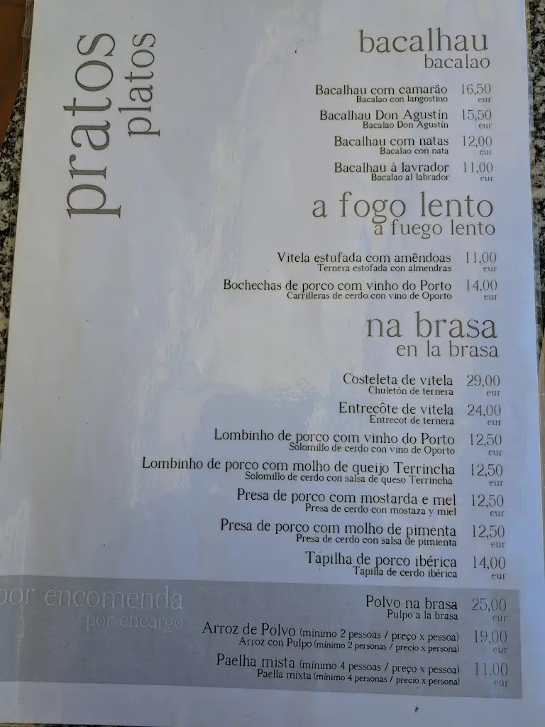 Menu_Cintadouro - Actividades Turísticas Lda_Freixo de Espada à Cinta_immagine_2