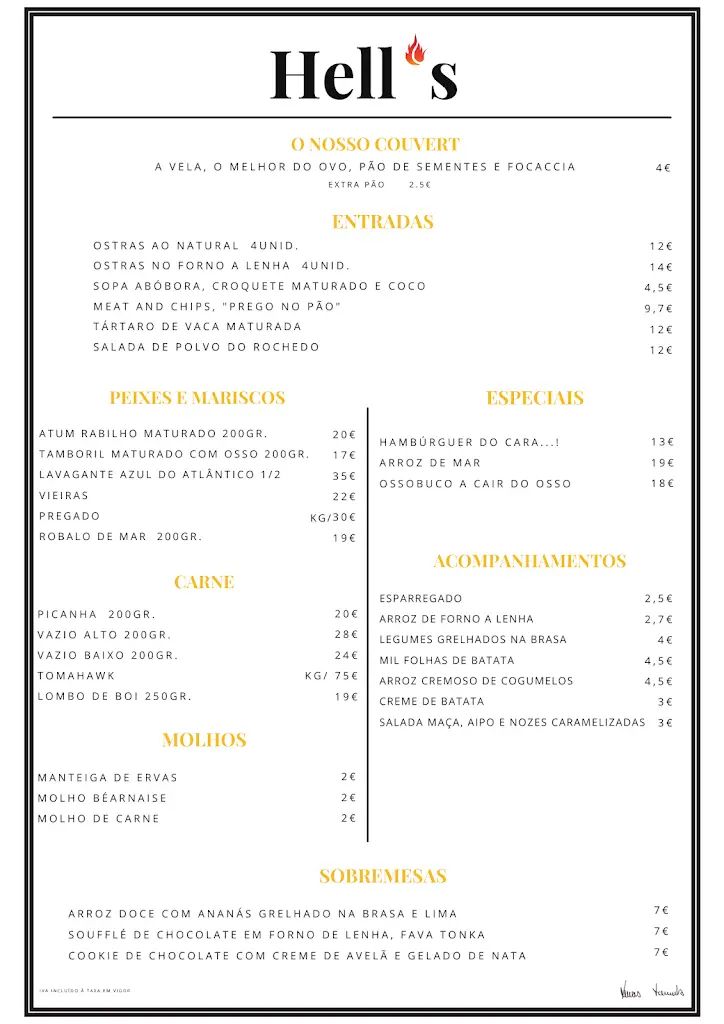 Menu_Hell's table_Vila Verde_image_2