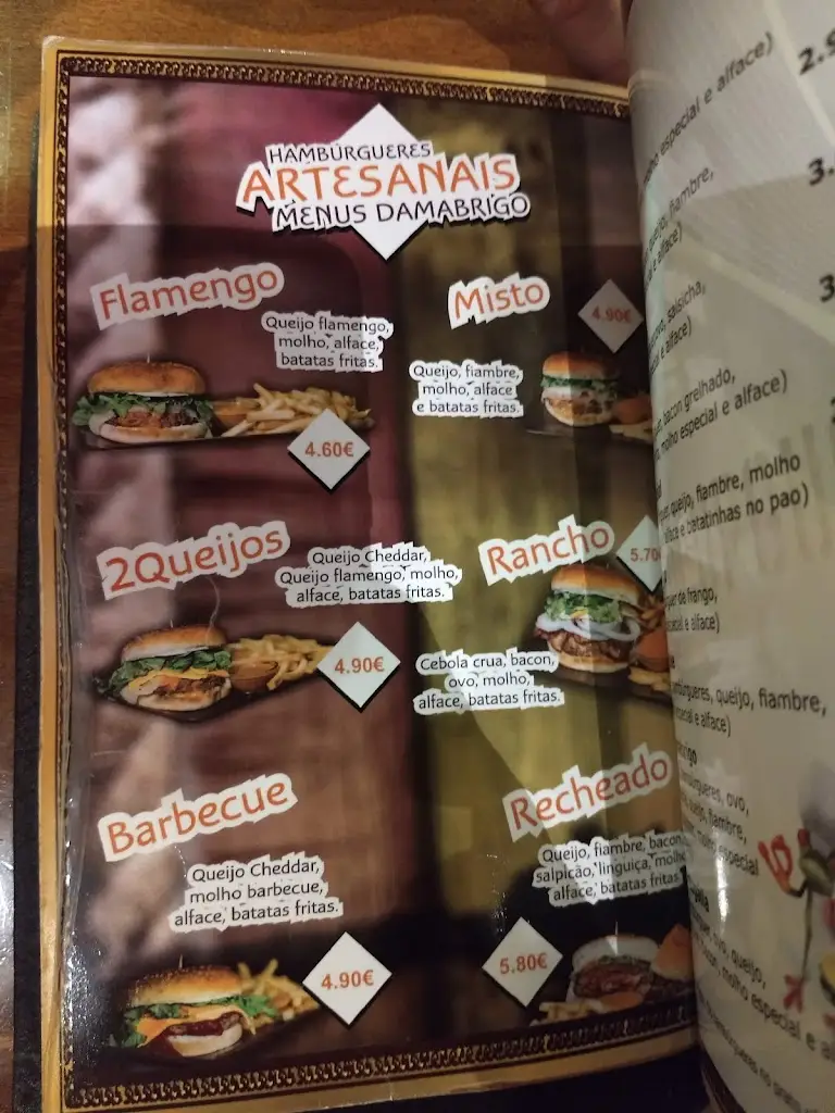 Menu_Damabrigo Bar_Vila Verde_immagine_1