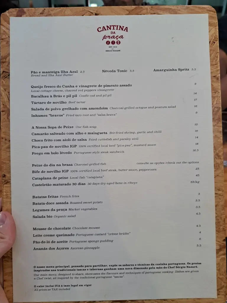 Menu_Cantina da Praça_Horta_image_1