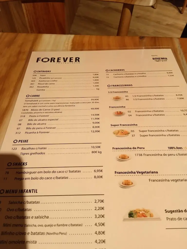 Menu_Forever - restaurante_Vila Nova de Famalicão_image_2