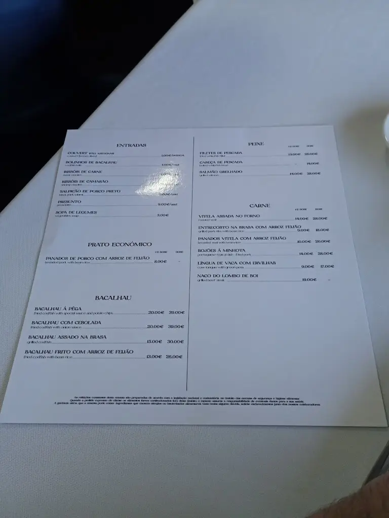 Menu_Restaurante Casa Pêga_Vila Nova de Famalicão_imagen_1