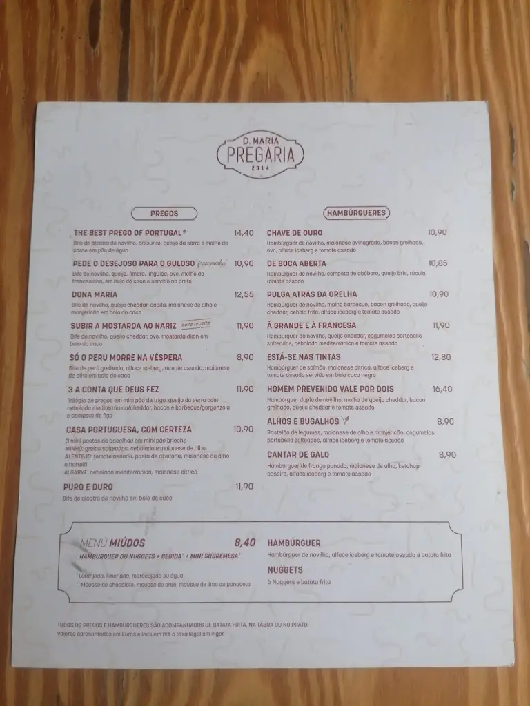 Menu_Dona Maria Pregaria_Vila Nova de Famalicão_immagine_2