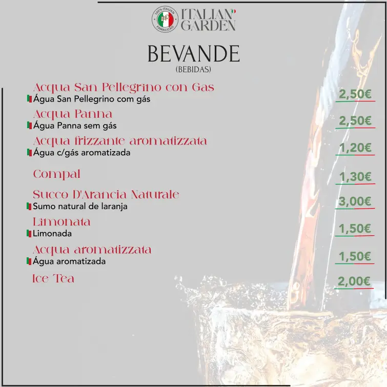 Menu_The Italian Garden_Vila Nova de Famalicão_immagine_3