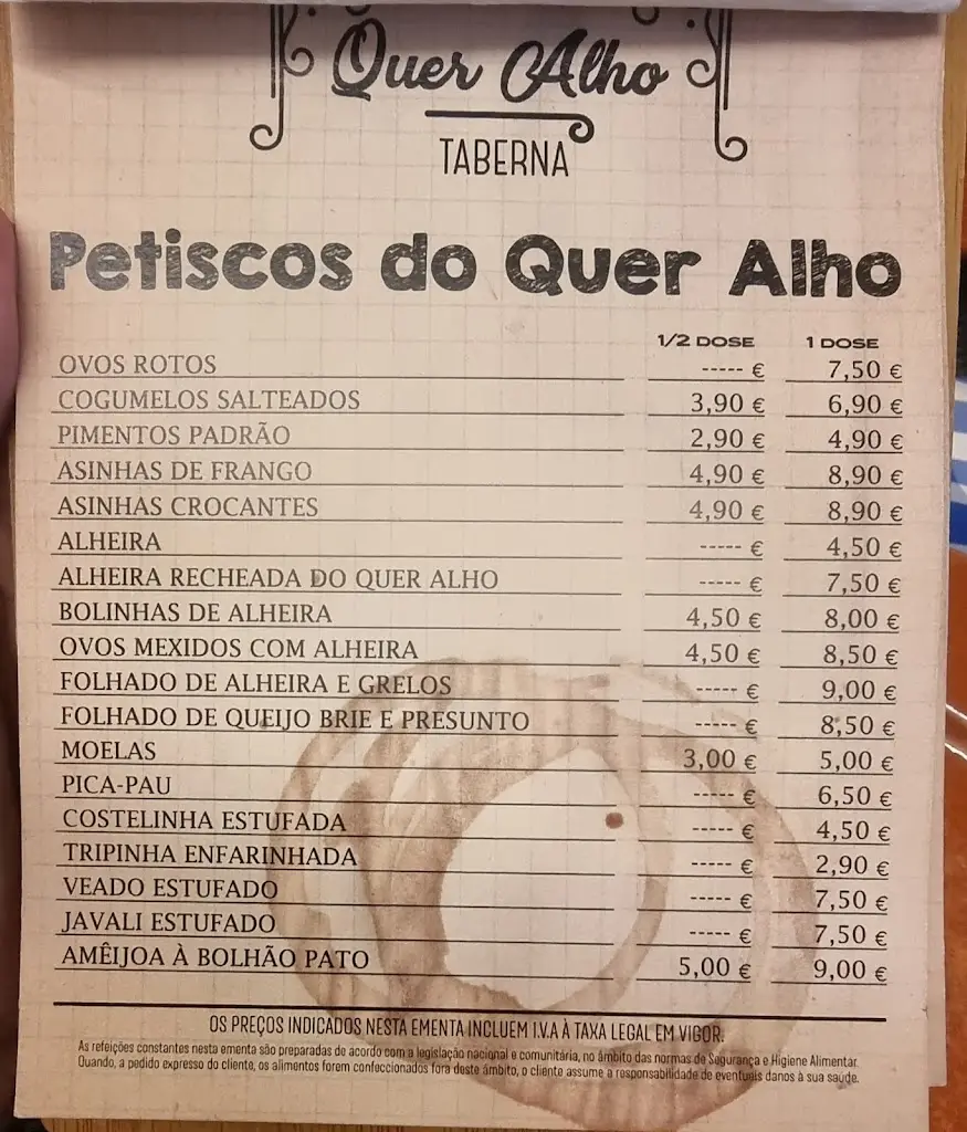 Menu_Taberna Quer Alho_Vila Nova de Famalicão_immagine_2