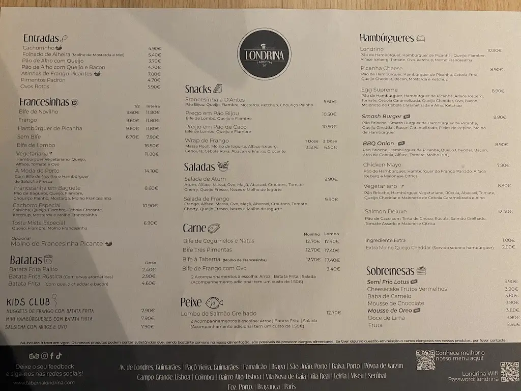 Menu_Taberna Londrina Famalicão_Vila Nova de Famalicão_immagine_1