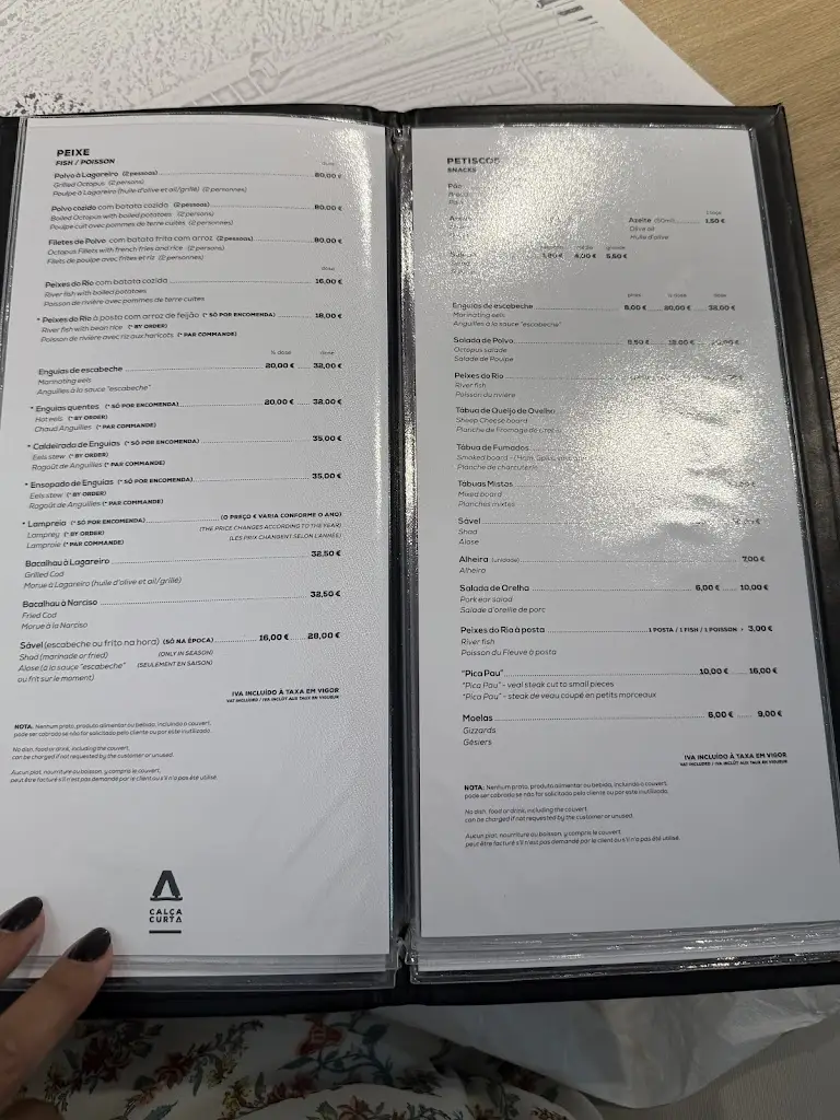 Menu_Restaurante Calça Curta_Carrazeda de Anciães_immagine_4