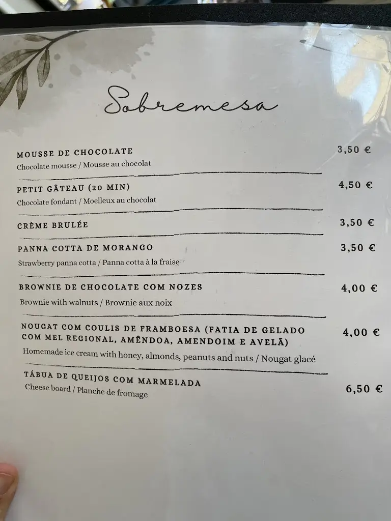 Menu_Petiscaria Preguiça_Carrazeda de Anciães_immagine_1