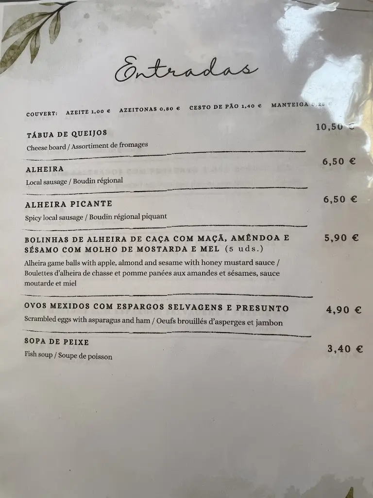 Menu_Petiscaria Preguiça_Carrazeda de Anciães_immagine_3