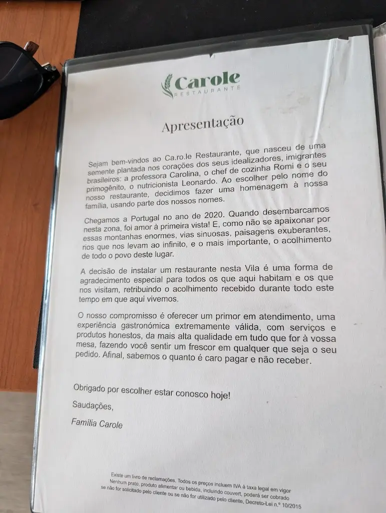 VLP 2012_Restaurante Carole_Sendim_reseña