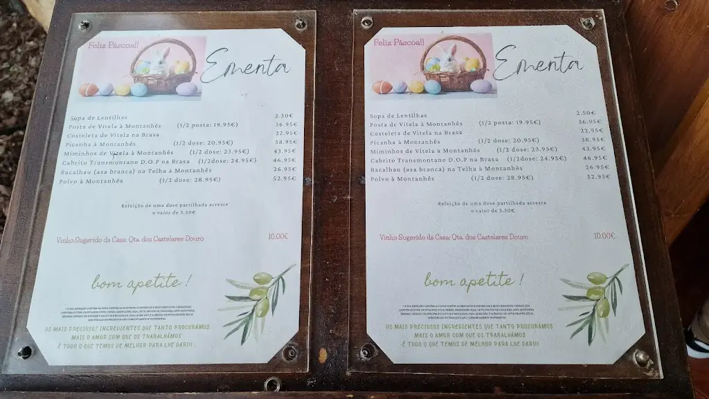 Menü_O Montanhês_Macedo de Cavaleiros_Bild_1