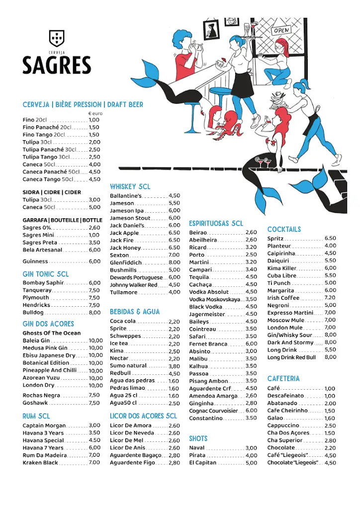 Menu_Bar Do Clube Naval Da Horta_Horta_immagine_1