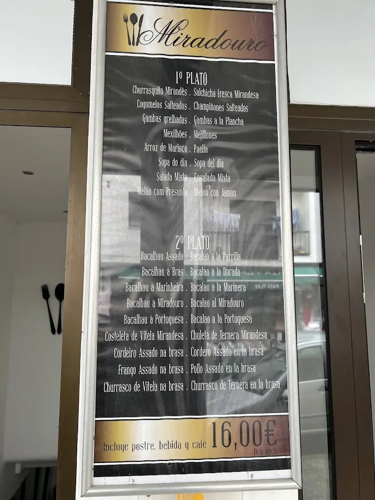 Menü_Restaurante Miradouro_Miranda do Douro_Bild_4