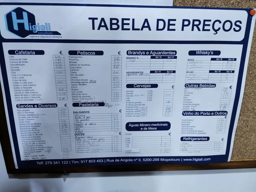 Menu_Mercearia Tomé_Miranda do Douro_immagine_2