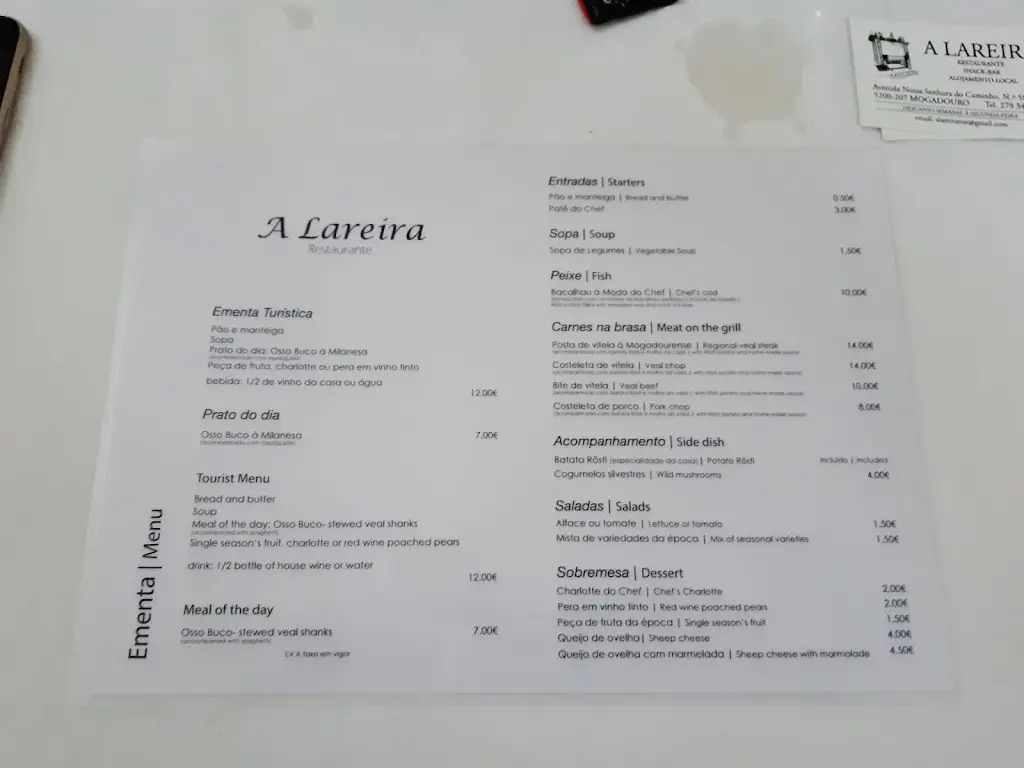 Menu_A Lareira_Mogadouro_immagine_2