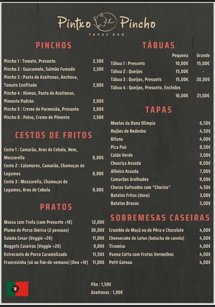 Menu_Pintxo Pincho_Mogadouro_immagine_1