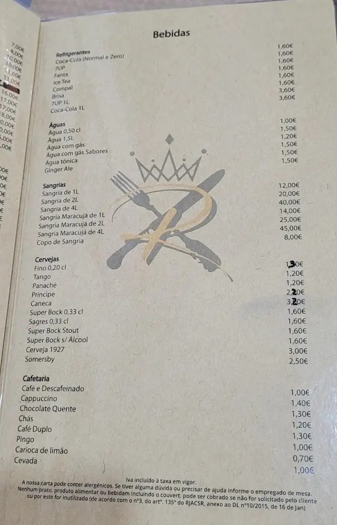 Menu_Restaurante D' El Rei_Vila Flor_image_3