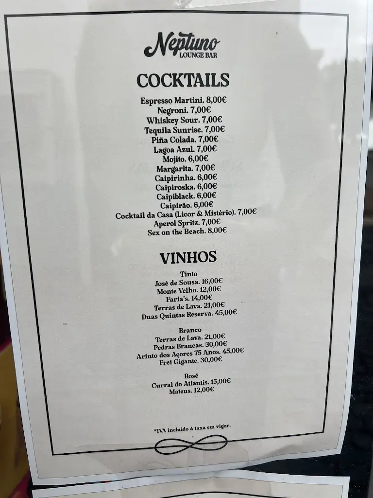 Menu_Neptuno Lounge Bar_Horta_immagine_1