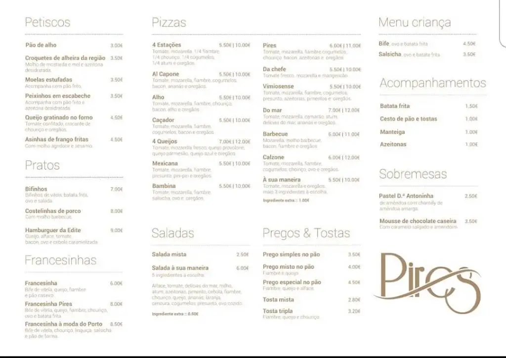 Menu_Cafe Pizzaria Pires_Vimioso_imagen_1
