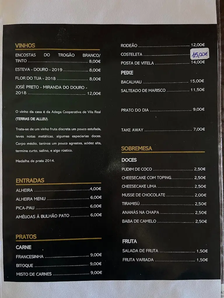 Menu_Royal Plazza Restaurant_Bragança Municipality_image_1