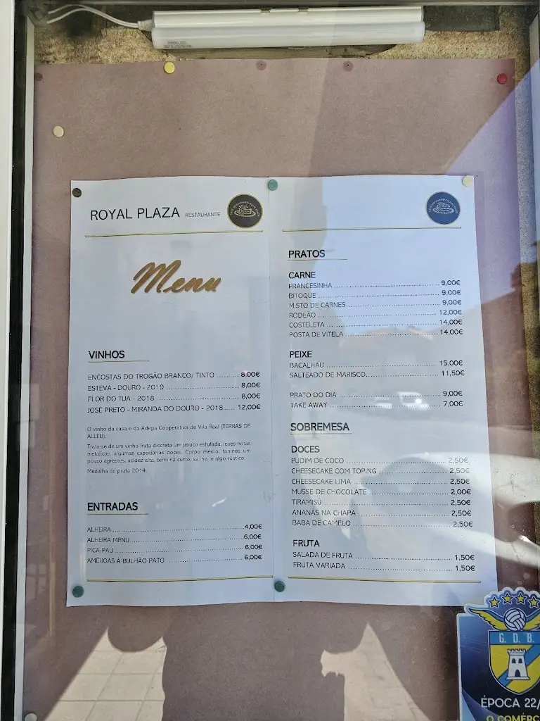 Menu_Royal Plazza Restaurant_Bragança Municipality_image_4
