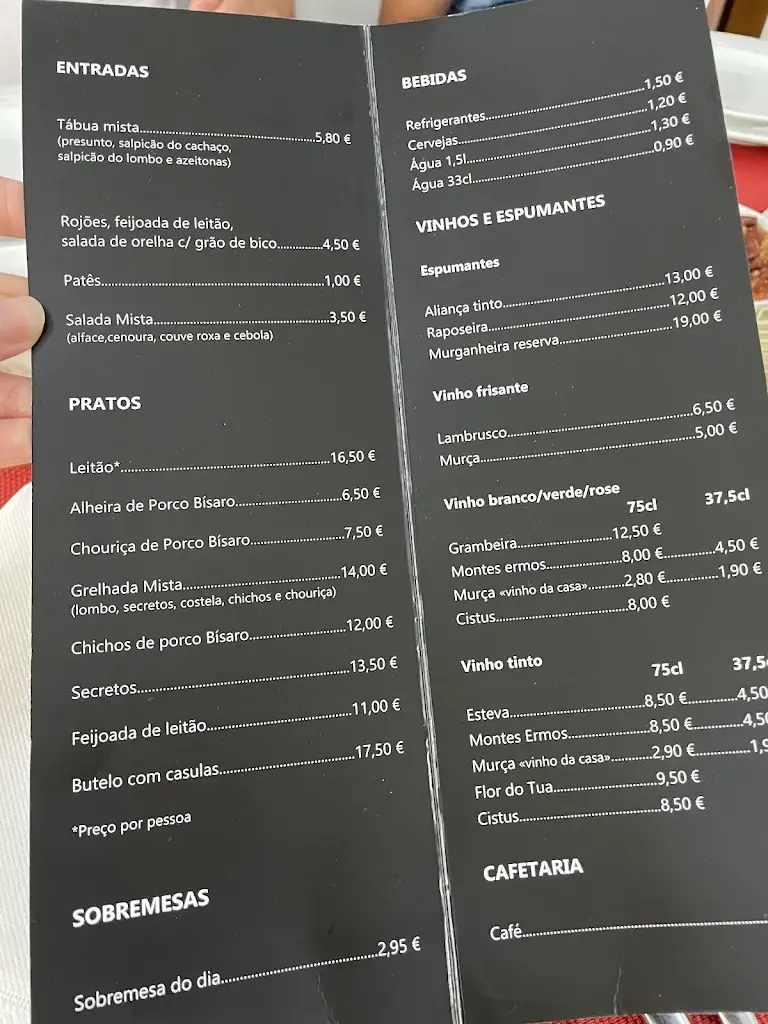 Menu_O Bisarinho_Bragança Municipality_immagine_1